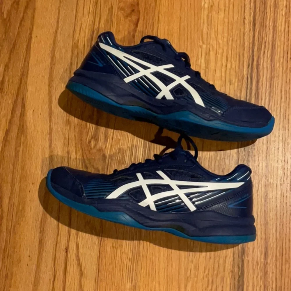 ASICS: Boy’s Gel Grade 8 Blue Expanse/White Tennis SHOES Size 5